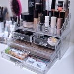 cassettiera cosmetica trasparente