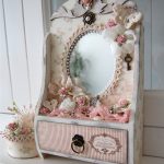 cassettiera cosmetica con specchio