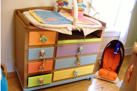 cassettiera per cameretta bambini