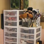 cassettiera cosmetica trasparente