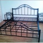 letto nero forgiato bellissimo