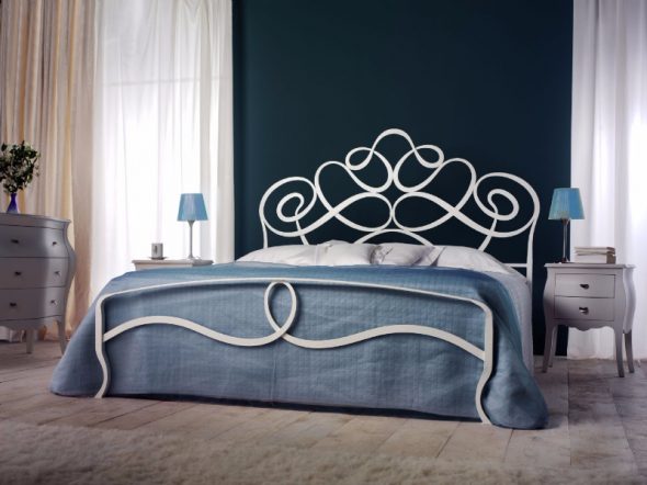 letto in ferro battuto