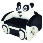 sedia M-Style Panda Bianco-Nero