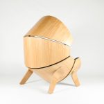 design di sedia in compensato