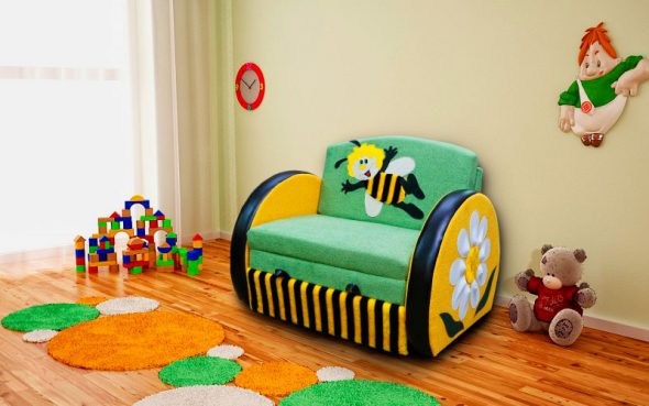 poltrona letto per bambini