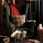 poltrona inglese scura