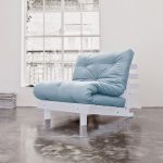 poltrona letto blu