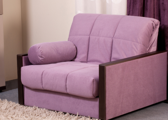 poltrona letto lilla