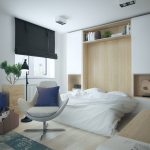 armadio letto all'interno