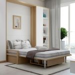 letto armadio minimalismo