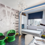 letto singolo con armadio