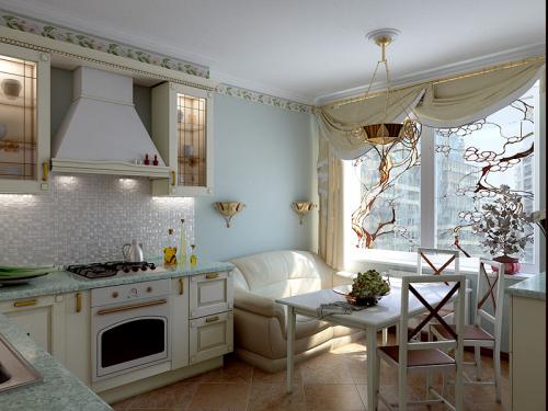 cucina con divano