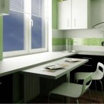 piano di lavoro lucido della cucina