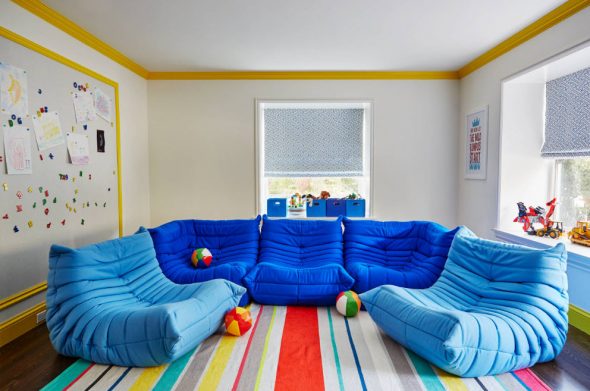 mobili senza cornice blu