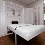mobiletto letto sollevabile bianco