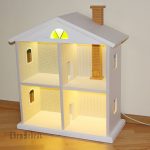 casa a mensola con luce