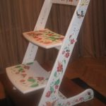 sedia da coltivazione con fiori