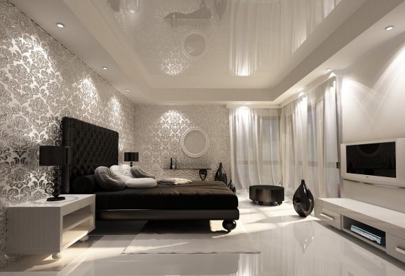 letto rivestito in pelle