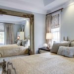 camera da letto con design a specchio