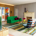 divano verde kitsch