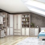 cameretta per adolescenti in colori chiari