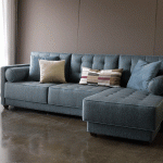 divano letto francese pieghevole grigio