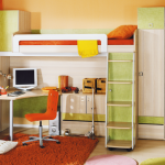 letto a soppalco per camera da adolescente