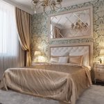specchi all'interno della camera da letto