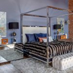 specchio nel design degli interni della camera da letto