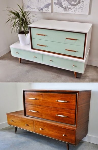 Decorare vecchi mobili con le proprie mani - tecnologia di decorazione dei mobili