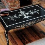 Mobili decoupage con pizzo