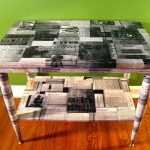 Decoupage di mobili con giornali