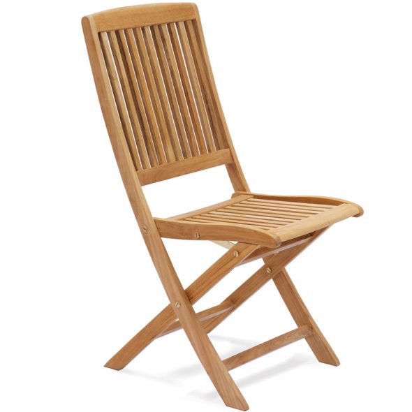 Sedia in legno senza braccioli pieghevole
