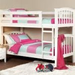 Letto a castello per bambini Sphinx in legno massello di faggio, adatto al materasso