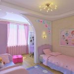 Cameretta per bambine - design