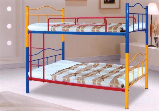 Letti a castello in metallo per bambini