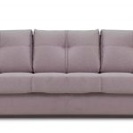 Divano dritto in tenue colore viola