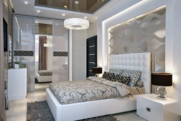 Progetto camera da letto 15 mq foto