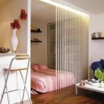 Progettazione della camera da letto e del soggiorno