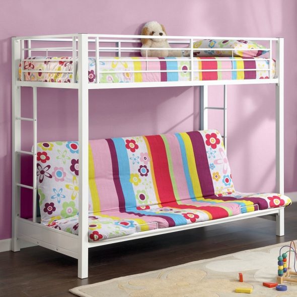 Letto a castello salvaspazio per bambini