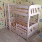 Letto a castello in pino