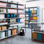 La struttura del rack è costituita da un telaio realizzato con tubi profilati metallici.