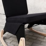 sedia a dondolo moderna