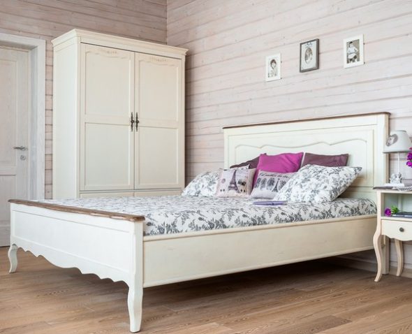 Letto 150x200 Bianco Bonbon 9341S