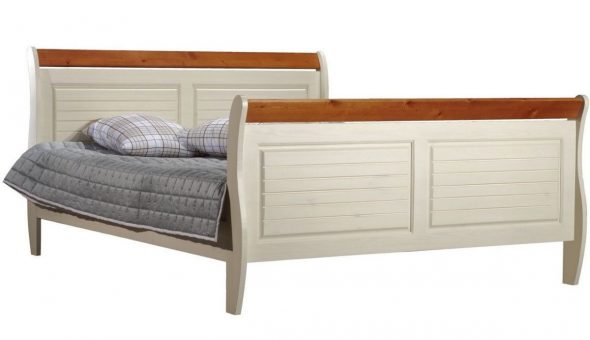 Letto Danimarca in pino massiccio della Carelia