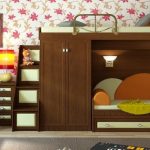 Letto a soppalco per due bambini: uso efficiente dello spazio