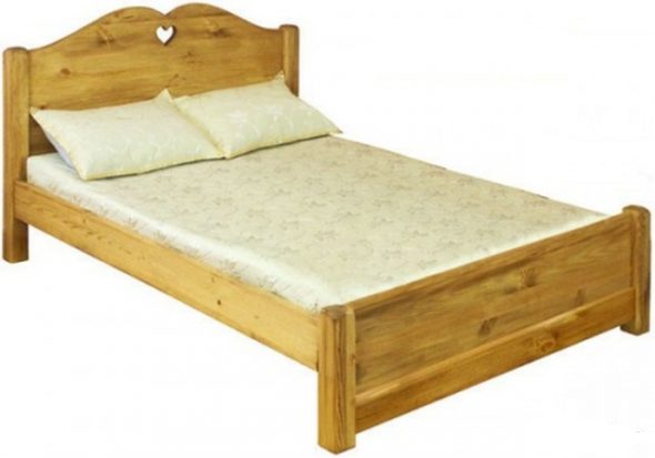 Letto in pino massello - foto