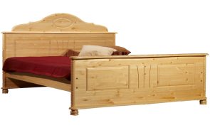 Letto matrimoniale in pino
