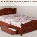 Letto matsiv pino 1.8 con cassetti