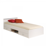 Letto singolo 90 190 con cassetti aggiuntivi per riporre la biancheria